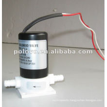 Normally closed plastic ptfe mini solenoid valve